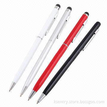 Hot-selling stylus pen with ballpoint/writing pen, for smartphone accessories